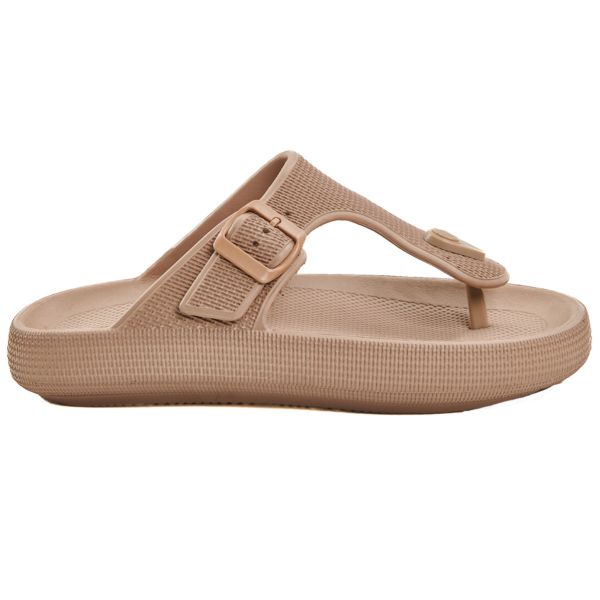 Body Action Sea Women's Sandals 091504-01-Tan Beige