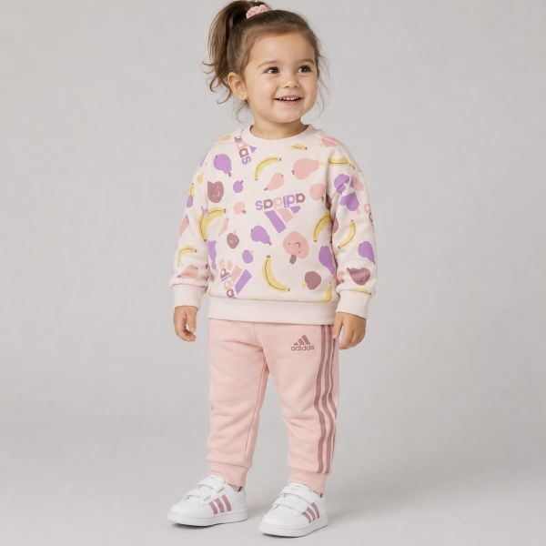 adidas Essentials Allover Print Jogger Toddler's Set JF4487