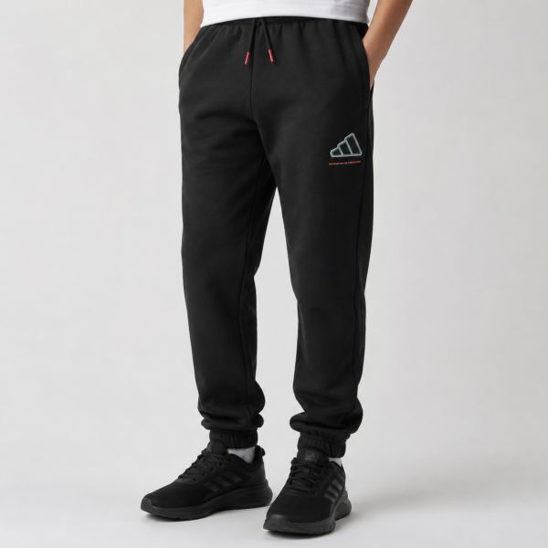 adidas Slogan Fleece Boys Joggers KW9983