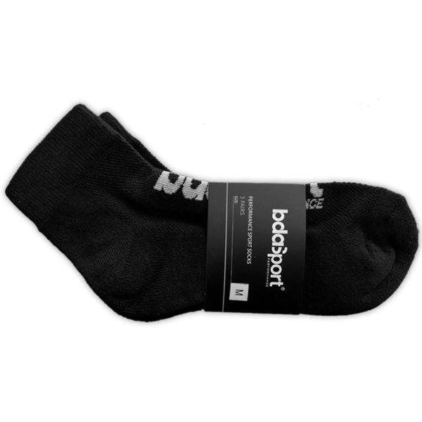Body Action Unisex Ankle Socks x 3 095303-01-Black