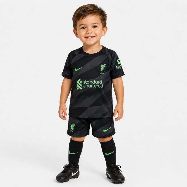 Nike Liverpool FC 2023/24 Goalkeeper Baby/Toddler Dri-FIT 3-Piece Kit FB6951-013