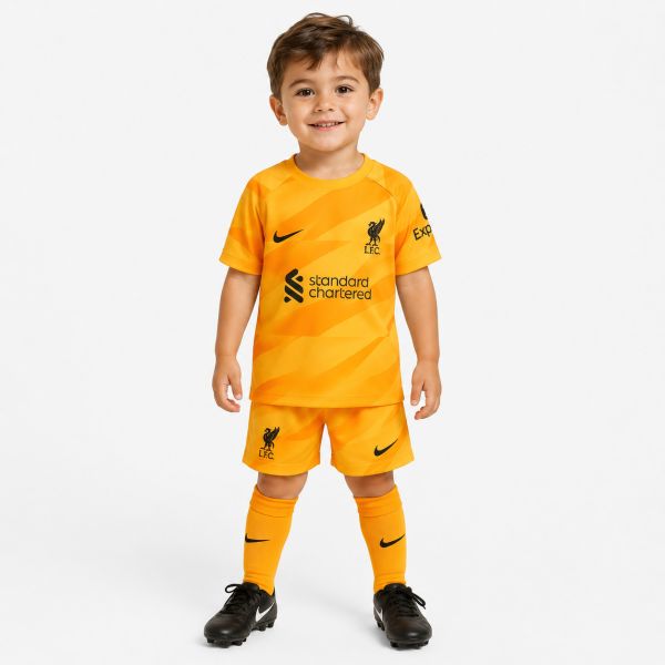Nike Liverpool FC 2023/24 Goalkeeper Baby/Toddler Dri-FIT 3-Piece Kit FB6951-706