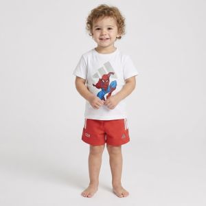 adidas Μarvel Spider-man Toddler Tee and Short Set